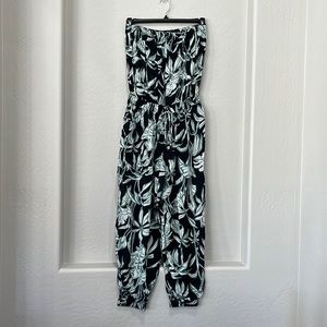 Blue Island strapless jumpsuit